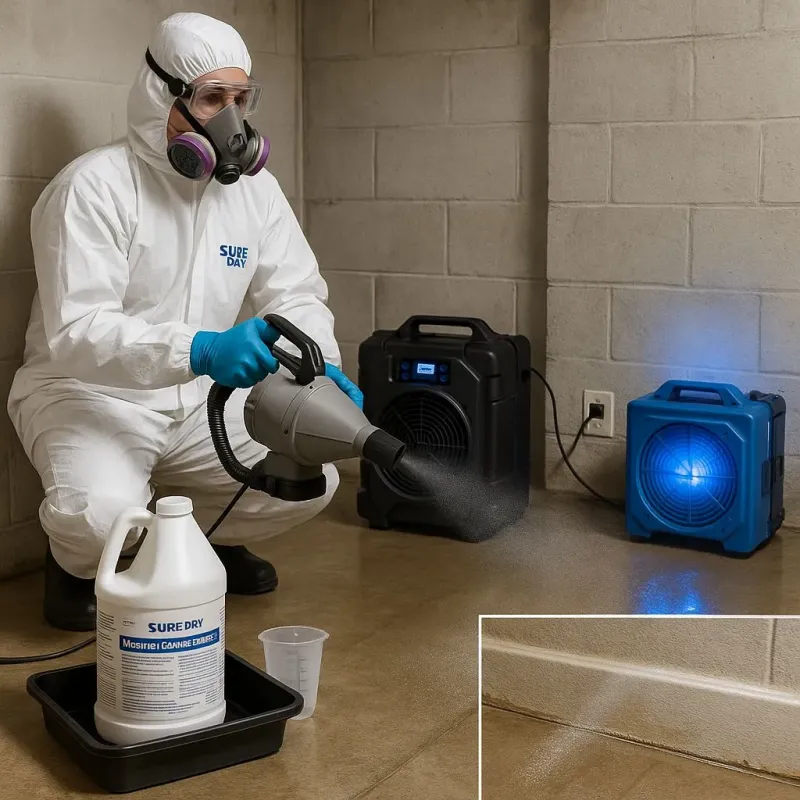 Sanitization and Odor Removal process in Claude, TX