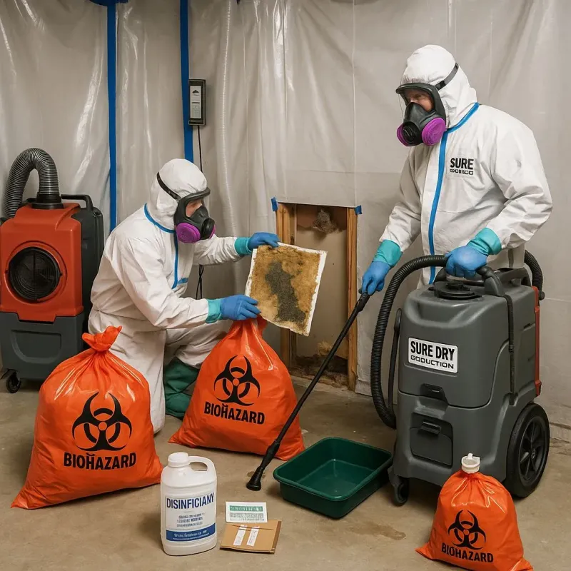 Contaminated Water Handling Protocols process in Claude, TX