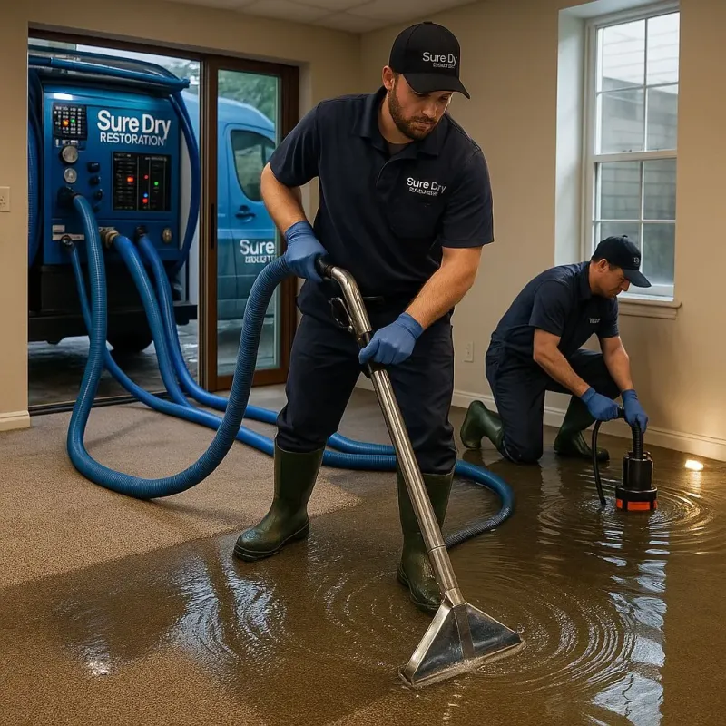 Water Extraction and Removal process in Claude, TX